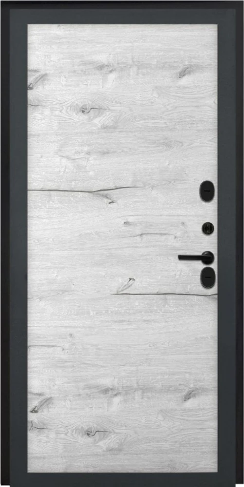 Входная дверь ДвериПРО Л-43 Без фрезеровки Дуб арктик горизонт DPRO222666 внутренняя сторона